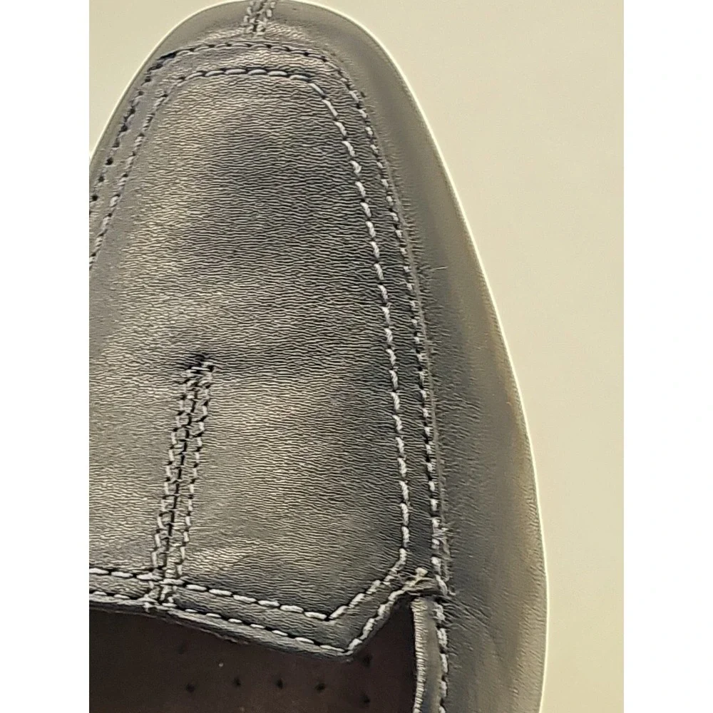 Clarks Timeless Black Leather Lea Slip On Womens Shoe Loafer‎ 8N